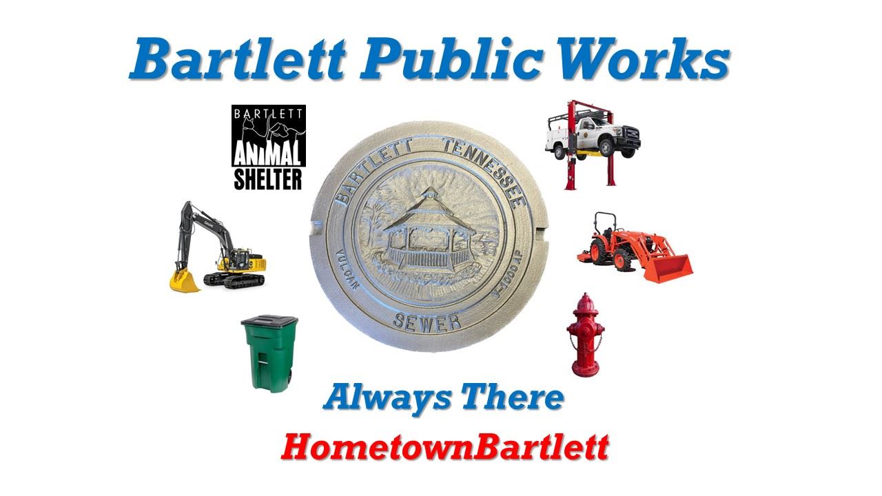 Bartlett Public Works Manhole logo