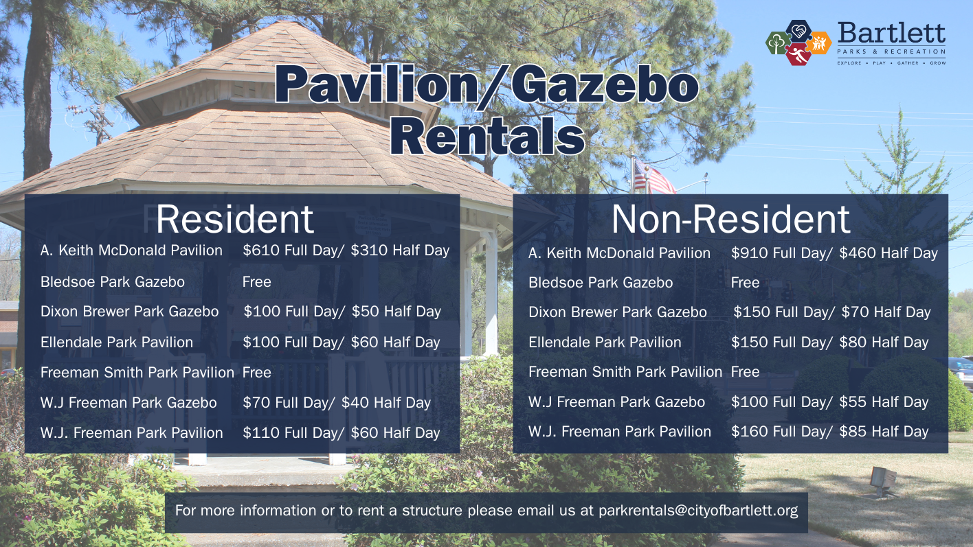 Pavilion Gazebo Rentals Updated
