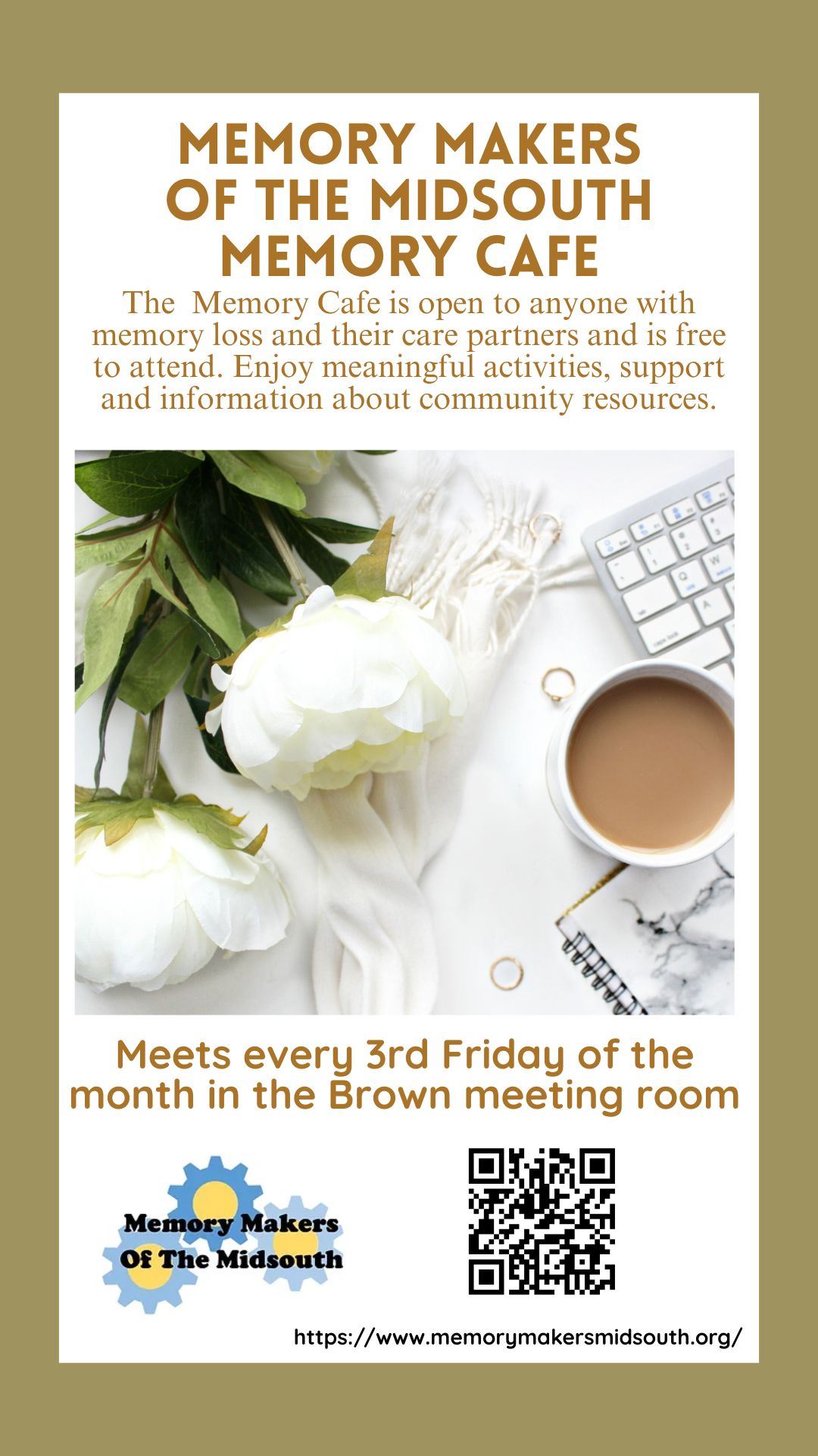 A flyer advertising Memory Makers